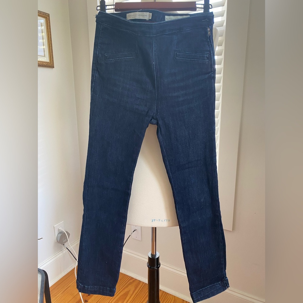 Anthropology Pilcro high rise denim leggings Sz 25